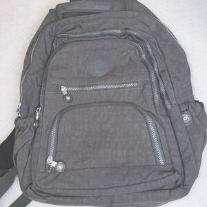 Tegaote Gray Backpack Large Multi Pocket Travel‎ School Bag